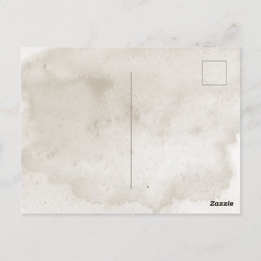 Rustic Boho Bouquet Modern Vrijgezellenfeest Invit Briefkaart (Achterkant)