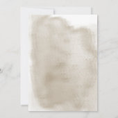 Rustic Boho Bouquet Modern Vrijgezellenfeest Invit Kaart (Achterkant)