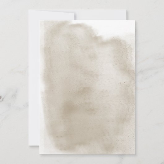 Rustic Boho Bouquet Modern Vrijgezellenfeest Invit Kaart (Achterkant)