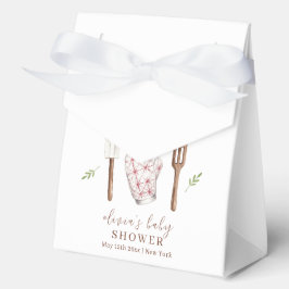 Rustic Boho Chef Keukenspullen Baby shower Bedankdoosjes