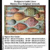 Rustic Boho Chic Holiday Ornaments EA1R Decoupage Tissuepapier