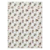 Rustic Boho Christmas Pine Farmhouse Pattern  Tafelkleed (Voorkant)