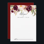 Rustic Boho Colorful Floral Wedding Advieskaart<br><div class="desc">Deze bijtende boho kleurrijke florale trouwtentaart is perfect voor een moderne bruiloft. Het ontwerp is voorzien van roze, paarse, rode en bogundy waterverf pinda's die zich groepeert in elegante bouquets met groen bladeren, die de natuur inspireren. Deze kaarten zijn perfect voor een bruiloft, vrijgezellenfeest, baby shower, graduatiedag en nog veel...</div>