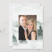 Rustic Boho Cotton and Eucalyptus Boho Wedding Kaart (Achterkant)