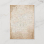 Rustic Boho Country Boy Shower-boeken voor baby Informatiekaartje (Achterkant)