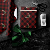 Rustic Boho Deer Antlers | kersttouw Cadeaupapier