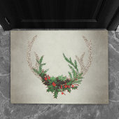 Rustic Boho Deer Antlers | kersttouw Deurmat