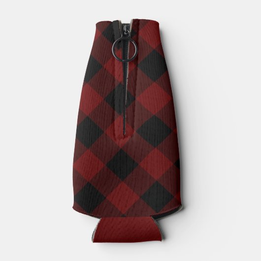 Rustic Boho Deer Antlers | kersttouw Flesjeskoeler (Achterkant)