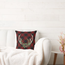 Rustic Boho Deer Antlers | kersttouw Kussen