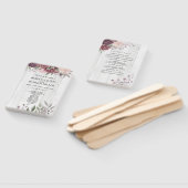 Rustic Boho Dusty Roos Pink Flowers Wedding Hand F Handwaaier (Niet-gemonteerd)
