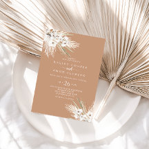 Rustic Boho Elegant Floral Casual Wedding