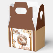 Rustic Boho Floral Baby shower Bedankdoosjes (Geopend)