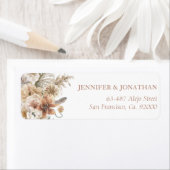 Rustic Boho Floral Etiket (Insitu)