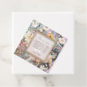 Rustic Boho Floral Wedding Bedankjes Labels (In situ)