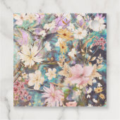 Rustic Boho Floral Wedding Bedankjes Labels (Achterkant)