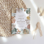 Rustic Boho Greenery Stylish Autumn Wedding Save The Date<br><div class="desc">Rustic Boho Greenery Stylish Autumn Wedding Save the Date</div>
