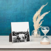 Rustic Boho Highland Koe Plaque Fotoplaat (Insitu)