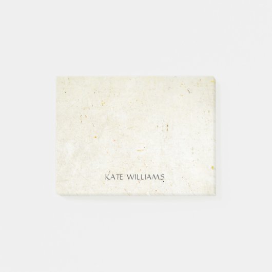 Rustic Boho Jouw naam toevoegen Post-it® Notes (Voorkant)