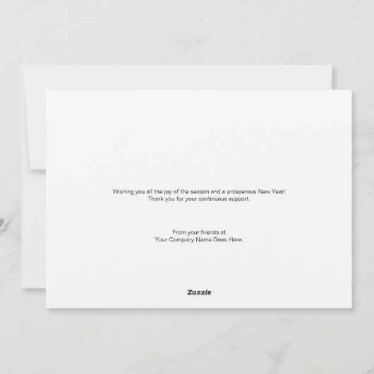 Rustic Boho kerstblad Prettige feestdagen Feestdagenkaart (Achterkant)