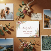 Rustic Boho Magnet Save the Date