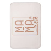 Rustic Boho Mama Badmat (Voorkant Verticaal)