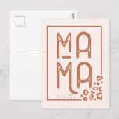 Rustic Boho Mama Briefkaart (Voorkant / Achterkant)
