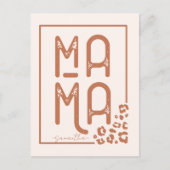 Rustic Boho Mama Briefkaart (Voorkant)