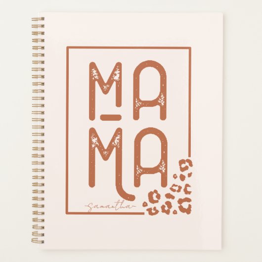 Rustic Boho Mama Planner (Voorkant)