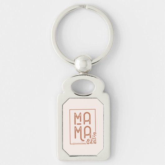 Rustic Boho Mama Sleutelhanger (Voorkant)