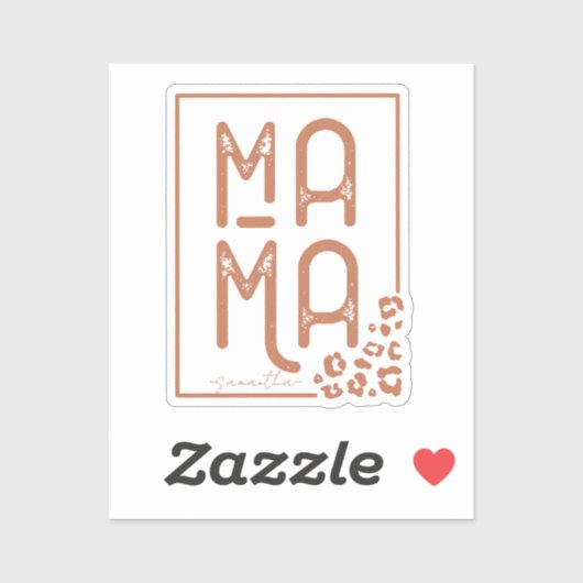 Rustic Boho Mama Sticker (Vel)