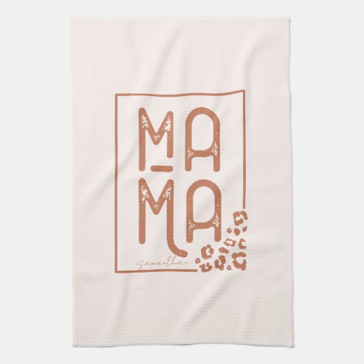 Rustic Boho Mama Theedoek (Verticaal)