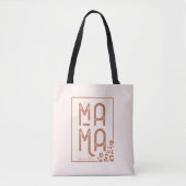 Rustic Boho Mama Tote Bag (Voorkant)
