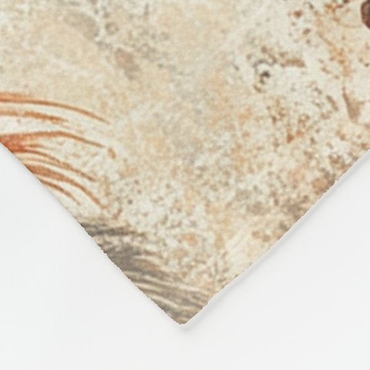 Rustic Boho Mandala Art Fleece Deken (Hoek)