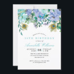 Rustic Boho Mint Green Blue Floral 30th Birthday Kaart<br><div class="desc">Rustic Boho Mint Green Blue Floral 30th Birthday Uitnodiging Het ontwerp is voorzien van groenblauw en lichtblauw handbeschilderde waterverf floralen met een pauw-vederaccenten voor een bohemiene rand.</div>
