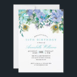 Rustic Boho Mint Green Blue Floral 30th Birthday Kaart<br><div class="desc">Rustic Boho Mint Green Blue Floral 30th Birthday Uitnodiging Het ontwerp is voorzien van groenblauw en lichtblauw handbeschilderde waterverf floralen met een pauw-vederaccenten voor een bohemiene rand.</div>