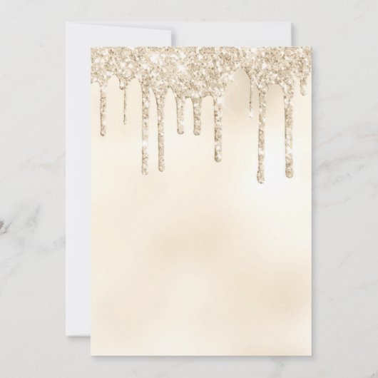 Rustic Boho Palm Dusty Blue Floral Wedding Kaart (Achterkant)