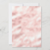 Rustic Boho Palm Dusty Pink Roses Vrijgezellenfees Kaart (Achterkant)