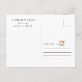 Rustic Boho Pampas Grass Desert slaat de datum op Aankondigingskaart (Achterkant)