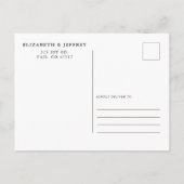 Rustic Boho Pampas Grass Orchid Save the Date Aankondigingskaart (Achterkant)