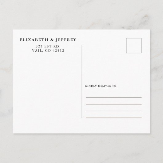 Rustic Boho Pampas Grass Orchid Save the Date Aankondigingskaart (Achterkant)