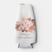 Rustic Boho Pampas Grass zal je mijn Bridesmaid zi Flesjeskoeler (Voorkant)