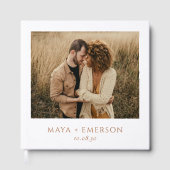 Rustic Boho Photo wedding Gastenboek (Voorkant)