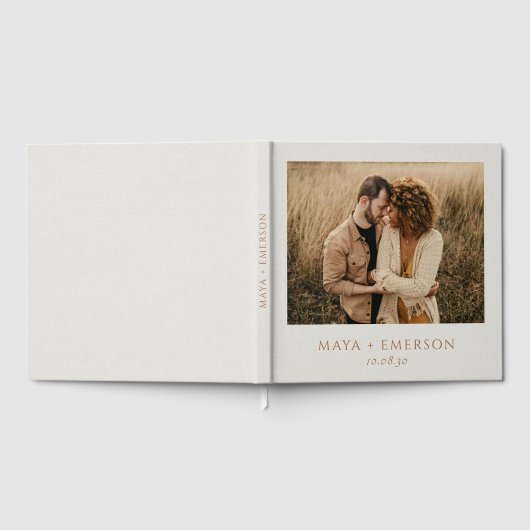 Rustic Boho Photo Wedding Gastenboek (Volledig)