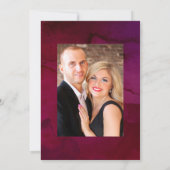 Rustic Boho Plum Red Wine Tasting Vrijgezellenfees Kaart (Achterkant)