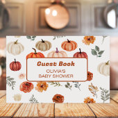 Rustic Boho Pumpkin Baby shower Guest Book Gastenboek