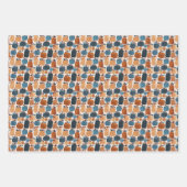 Rustic Boho Pumpkin Inpakpapier Vel (Voorkant 3)