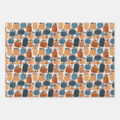 Rustic Boho Pumpkin Inpakpapier Vel (Voorkant)