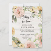 Rustic BOHO Roze bloemen mammie tot bijenschoen Kaart (Voorkant)