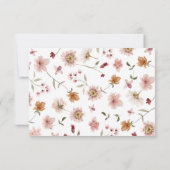 Rustic Boho RSVP-kaart RSVP Kaartje (Achterkant)