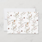 Rustic Boho RSVP Kaartje (Achterkant)